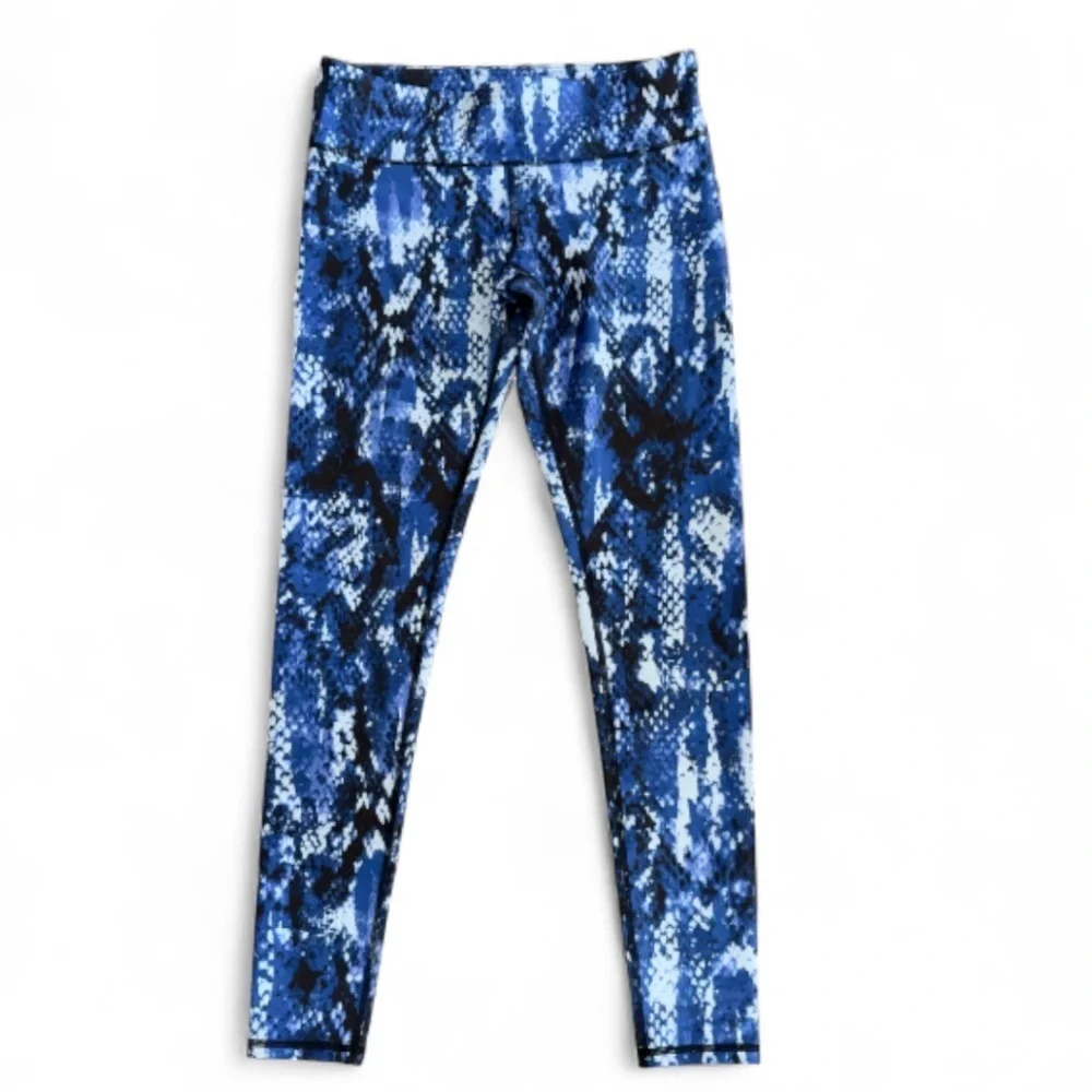 ALO Yoga WOMENS size s Blue Patterned Leggings